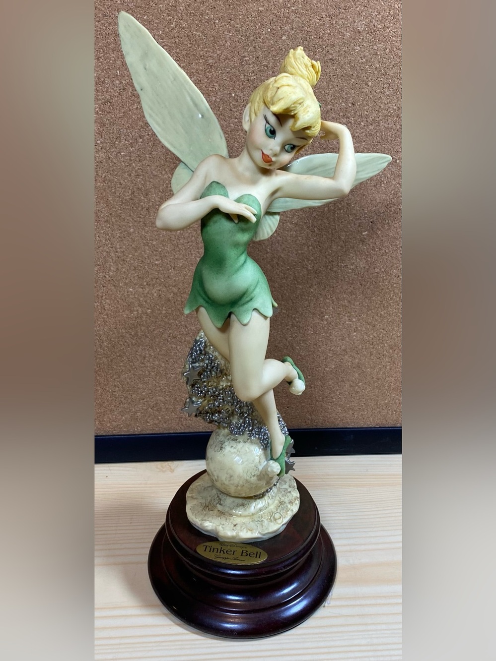 Giuseppe Armani Disney Tinker Bell 12” Tall Figurine Florence Italy EUC Vtg ‘96